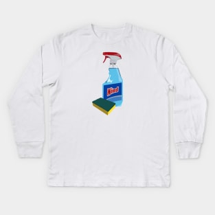 Cleaning Kids Long Sleeve T-Shirt